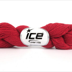 6x50gr Merino Cotton Dark Red