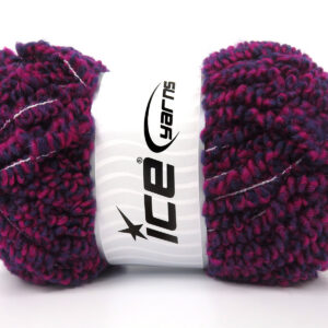 4x100gr Merino Boucleron Purple, Dark Fuchsia