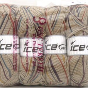 1x400gr Mixed Lot Multicolor Design Line Yarns