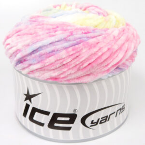 2x150gr Chenille Splash Pastel Rainbow