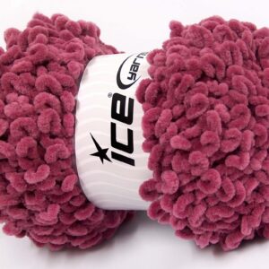 4x100gr Chenille Boucleron Light Maroon