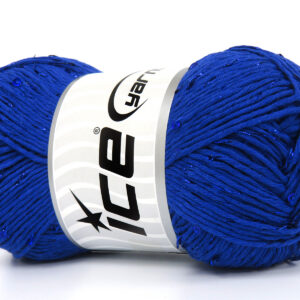 3x100gr Natural Cotton Paillette Blue