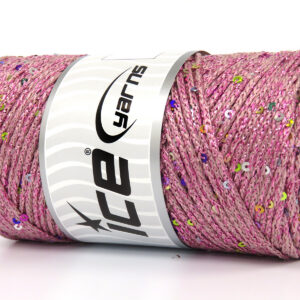 2x200gr Macrame Glitz Paillette Pink