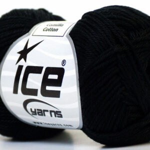 6x50gr Camilla Cotton Black
