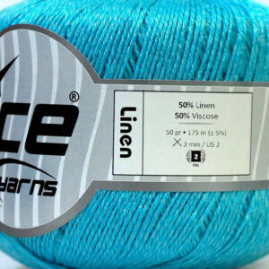 6x50gr Linen Light Turquoise