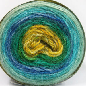 3x100gr Cakes Alpaca Turquoise, Blue, Green Shades