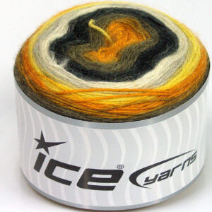 2x150gr Cakes Mohair Gold, Yellow, White, Black, Camel