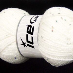 4x100gr Chain Paillette White