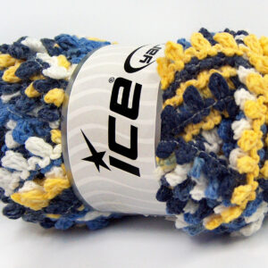 4x100gr Boucleron Chain Navy, Blue, Yellow, White