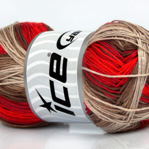 4x100gr Biscuit Camel, Cream, Red Shades