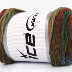3x100gr Baby Dream Batik Brown, Gold, Green, Copper, Turquoise