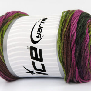 3x100gr Baby Dream Batik Purple Shades, Pink Shades, Green Shades