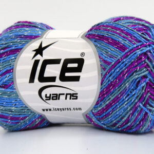 8x50gr Summer Rose Glitz Blue, Green, Fuchsia