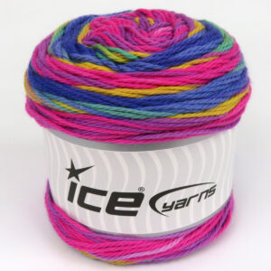3x100gr Cakes Cotton Royal Rainbow