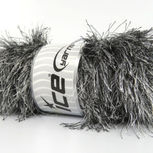 2x200gr Eyelash Bulky Black, White