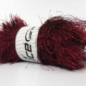 2x200gr Eyelash Bulky Black, Red