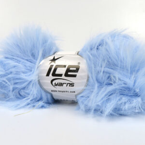 8x50gr Faux Feather Baby Blue