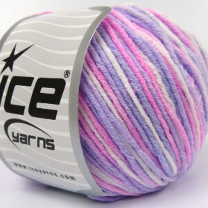 8x50gr Lorena Pastel Lilac Shades, Pink Shades, White