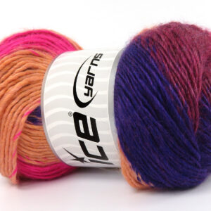 4x100gr Rainbow Purple, Burgundy, Pink, Light Salmon