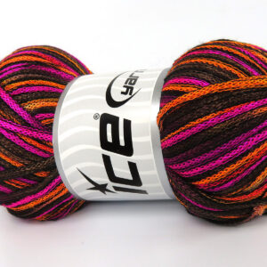 4x100gr Starry Night Neon Pink, Neon Orange, Brown