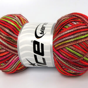 4x100gr Starry Night Red, Pink, Green, Gold, Salmon