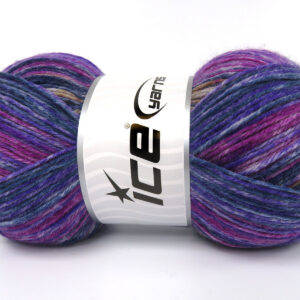 4x100gr Sock Spray Purple Shades, Grey, Blue, Camel