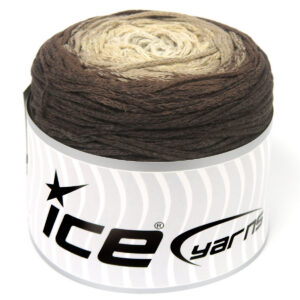 1x250gr Cakes Macrame Cotton Magic Brown Shades