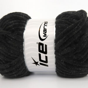 4x100gr Chenille Baby Glitz Black