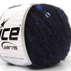 4x50gr Lana Paillette Navy