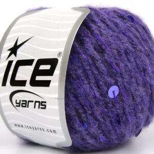 4x50gr Lana Paillette Lavender