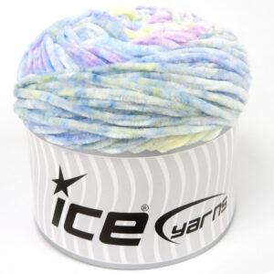 2x150gr Chenille Splash Light Yellow, Light Blue, Light Green, Light Lilac