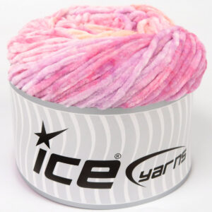 2x150gr Chenille Splash Pink Shades, Light Lilac, Salmon Shades