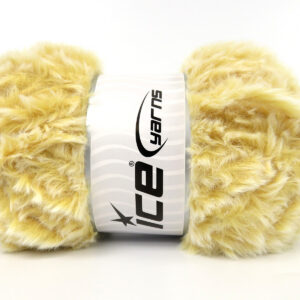 3x100gr Bunny Fur Light Gold, White