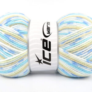 4x100gr Print Baby Blue Shades, Cream Shades, White