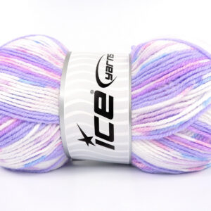 4x100gr Print Baby Lilac Shades, Pink Shades, Blue Shades, White