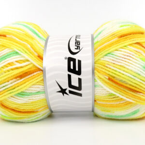 4x100gr Print Baby Green Shades, Yellow Shades, Gold, White