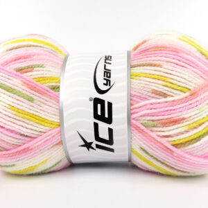 4x100gr Print Baby Pink Shades, Yellow, Green, Brown, White