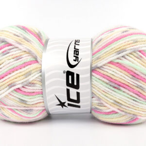 4x100gr Print Baby Grey, Green, Cream, Pink, White
