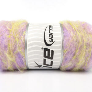 4x100gr Mohair Roll Mint Green, Yellow, Light Salmon, Lilac