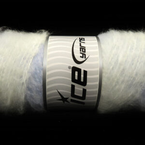 4x100gr Mohair Roll Ecru, Light Grey, Light Pink, Light Blue