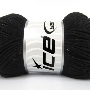 3x100gr Natural Cotton Paillette Black
