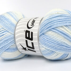 4x100gr Baby Bamboo Magic Blue Shades, White