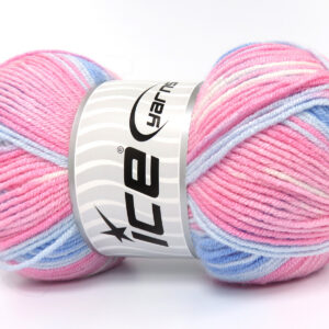 4x100gr Baby Bamboo Magic Pink Shades, Blue Shades, White
