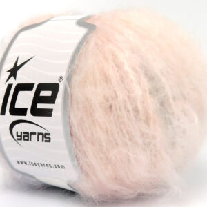 8x50gr Chancy Mohair Ecru, Light Grey, Light Pink, Light Blue