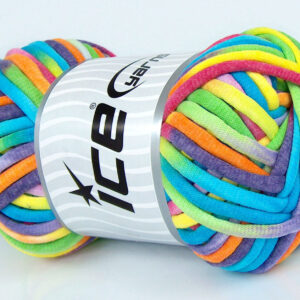 1x250gr Tube Cotton Jumbo Color Rainbow