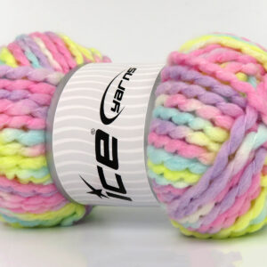 2x150gr Alpine Wool Color Lilac, Pink, Yellow, Turquoise