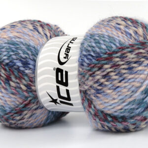 4x100gr Estrella Blue, Turquoise, Maroon, Beige