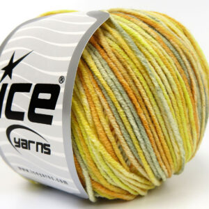 8x50gr Lorena Splash Yellow Shades, Grey Shades