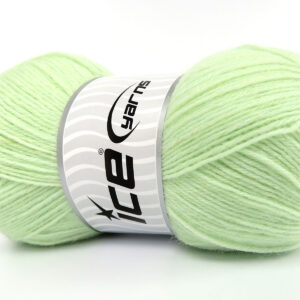 4x100gr Sock Unicolor Mint Green