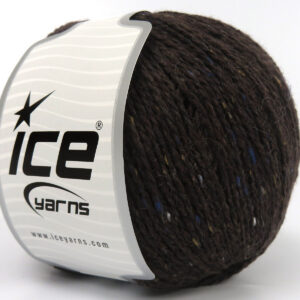 4x100gr Baby Alpaca Tweed Dark Brown